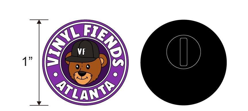 Vinyl Fiends Enamel Pin