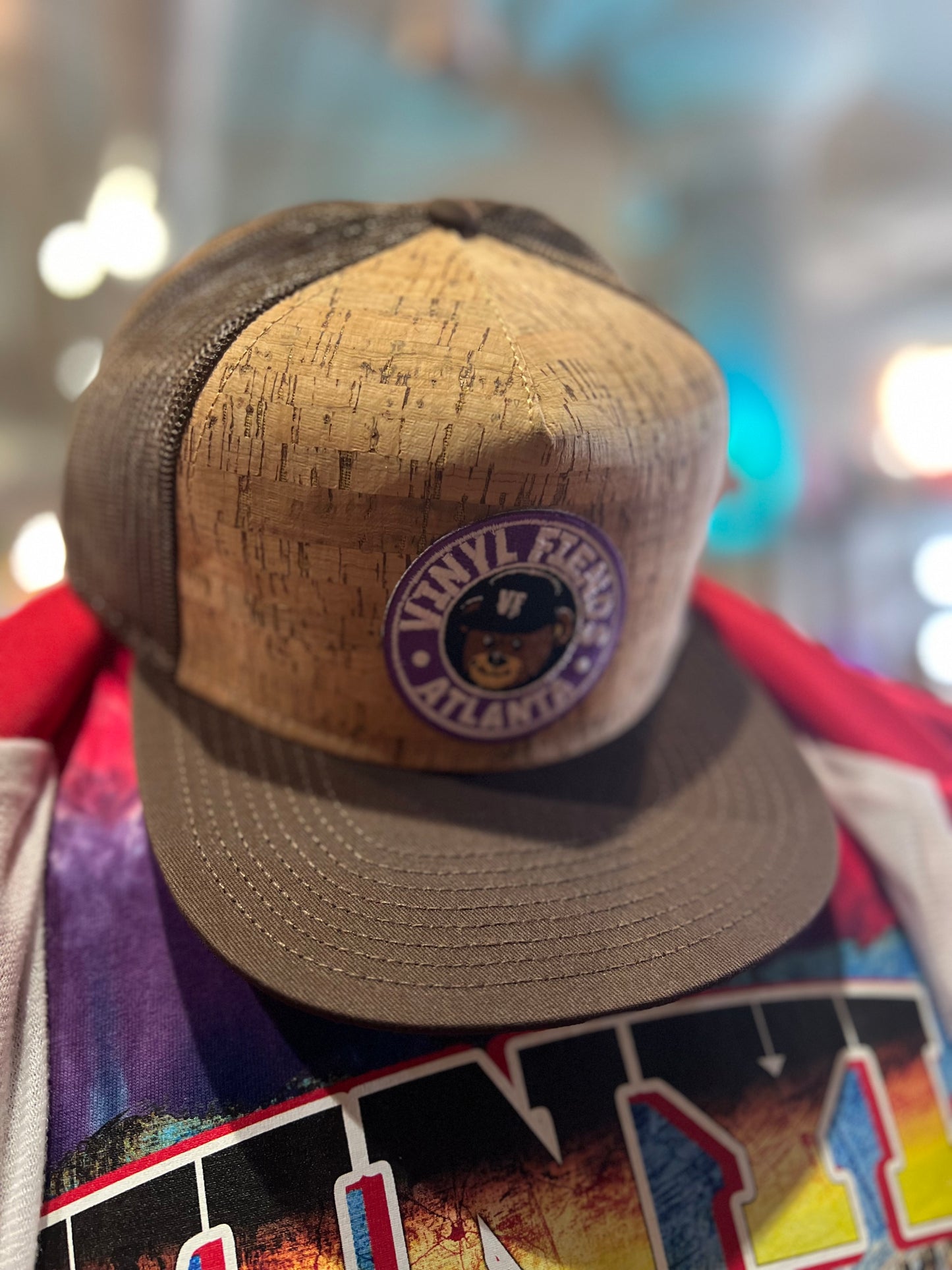 Cork Trucker SnapBack Logo Hat