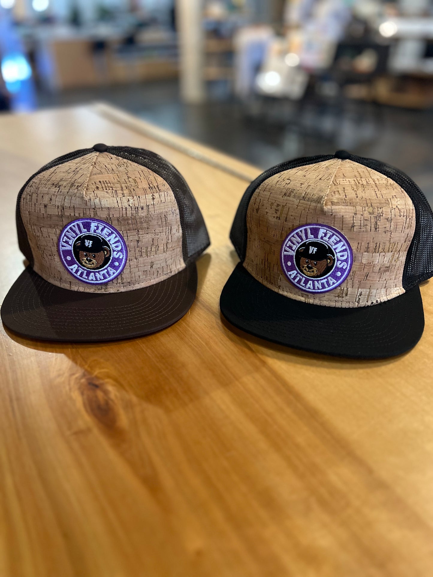 Cork Trucker SnapBack Logo Hat