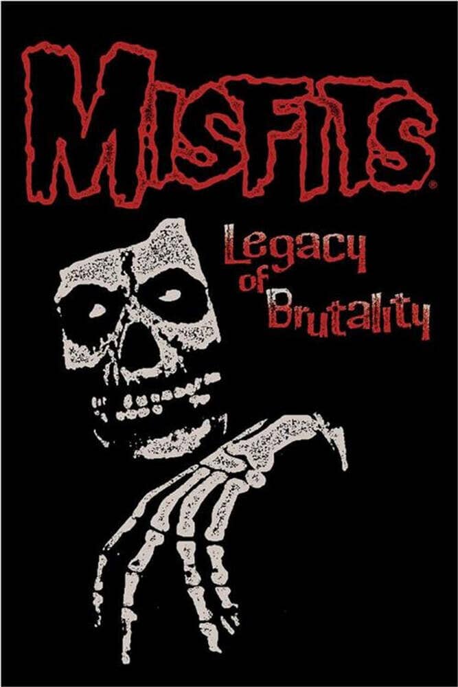 Misfits Legacy Of Brutality Poster - 24" X 36": Shrinkwrapped on Cardboard