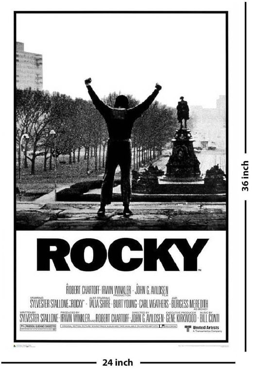 Rocky Movie Score Poster - 24" X 36": Rolled and Labeled