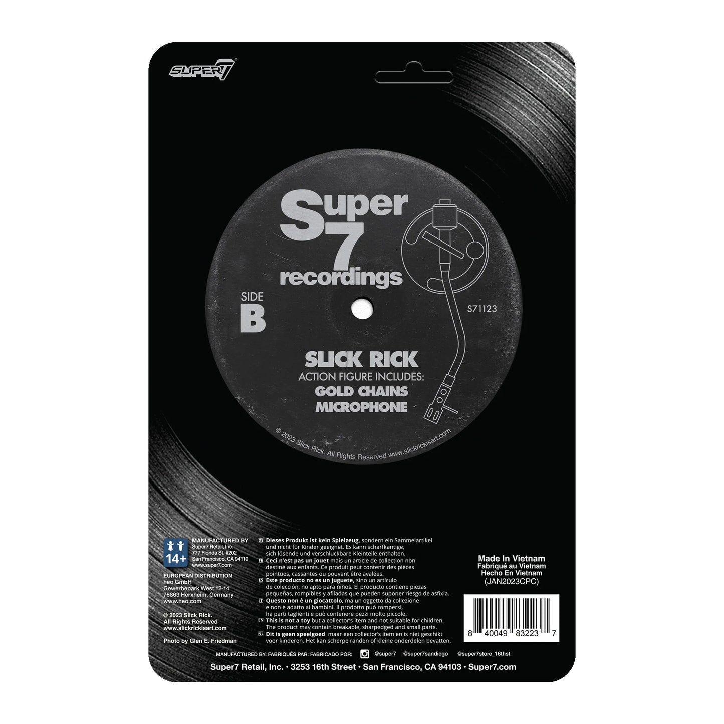 Super7 - Slick Rick - ReAction Figure Wv2 - Great Adventures (Collectible, Figure, Action Figure)