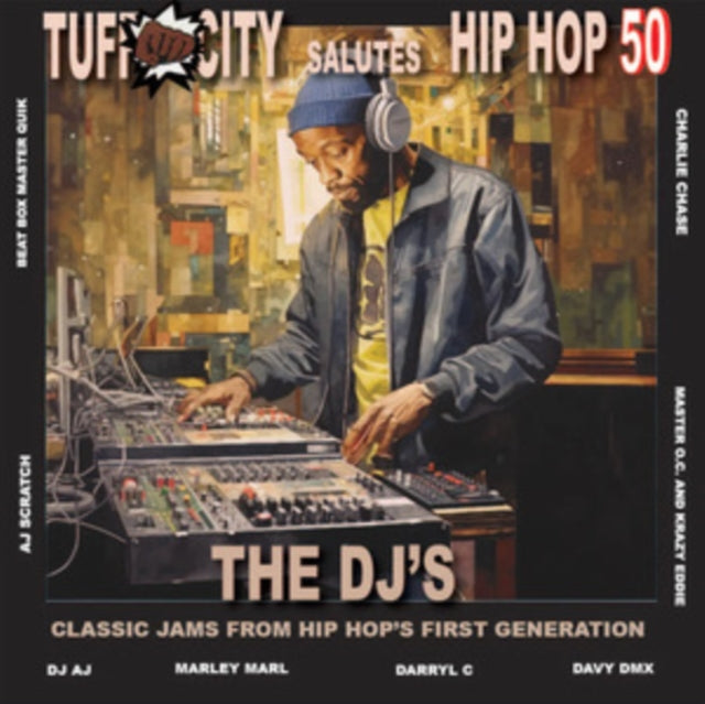 TUFF CITY SALUTES HIP HOP 50: THE DJ JAMS (HALF RED/HALF BLUE VINYL