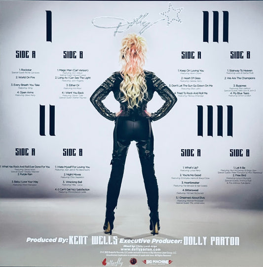 Dolly Parton – Rockstar - 4 x Vinyl, LP, Album, Limited Edition, Clear Blue Box Set, Album