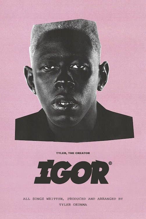 Tyler TC Igor Album Cover Rap Hip-Hop Music Poster: Cardboard Back & Clear Bag