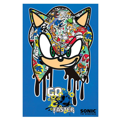 Sonic the Hedgehog – Go Faste Poster: Rolled & Labeled