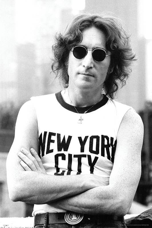 John Lennon - NYC - 24x36 Poster  : Shrinkwrap