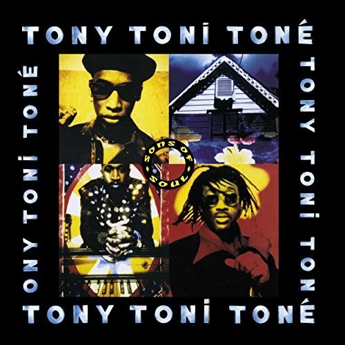 Album cover for Tony Toni Toné with stylized portrait and text