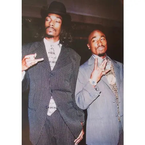 Tupac and Snoop in Suits 24x36 Sign Poster