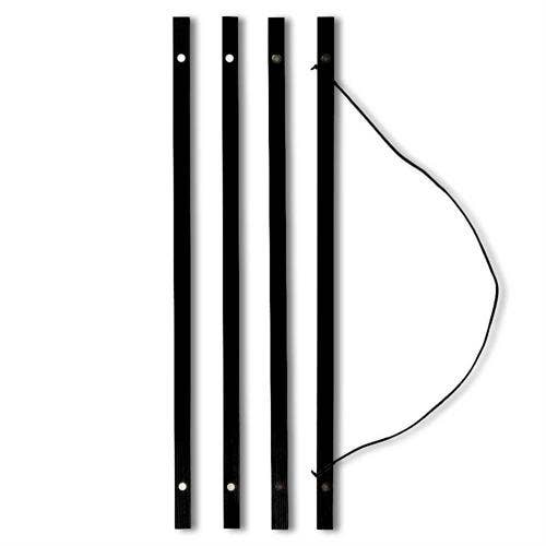 24" Pine Wood Poster Hanger - Black