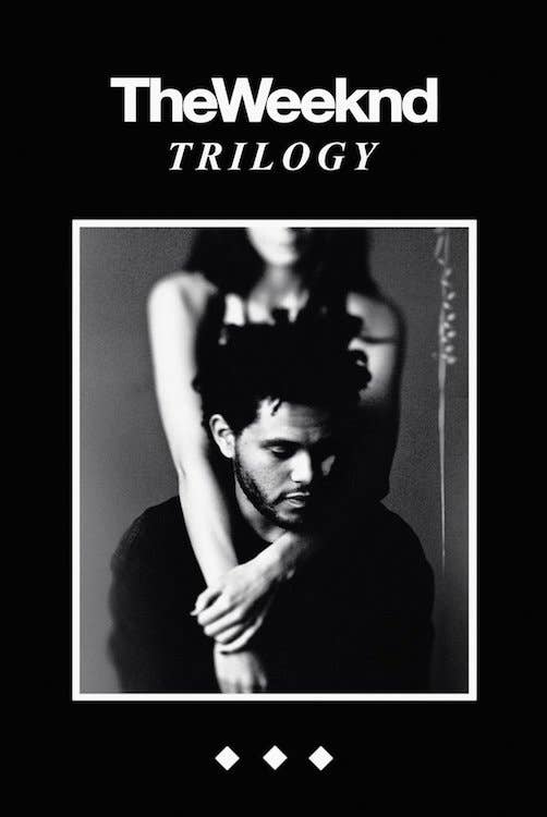 The Weeknd Trilogy Black & White Album Music Poster: Cardboard Back & Clear Bag