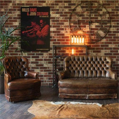 Miles Davis & John Coltrane Poster 24in x 36in: Rolled and Labeled