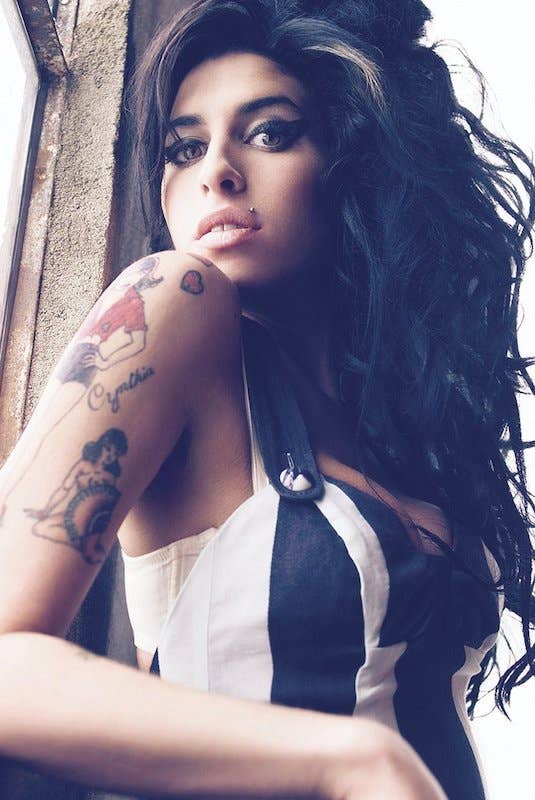 Tattoos Rock N Roll Music Poster Size 24X36: Cardboard Back & Clear Bag
