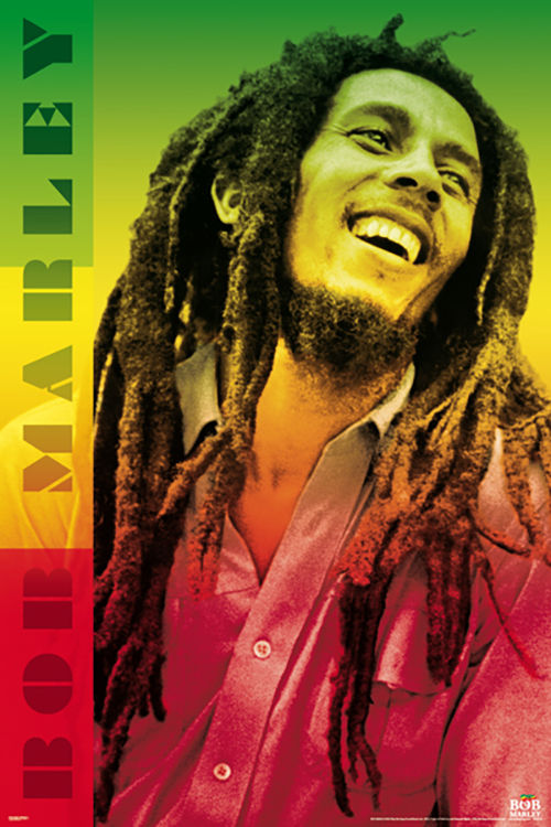 Bob Marley - Colors - 24 x 36 Poster