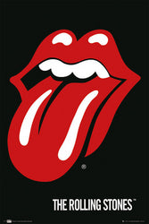 Rolling Stones
Tongue
Regular Poster
Size: 24x36

The Rolling Stones logo with red lips and white tongue on a black background