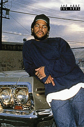 Ice Cube
Leaning on Impala
Regular Poster
Size: 24x36

Ice Cube sitting on a car with a blurred background