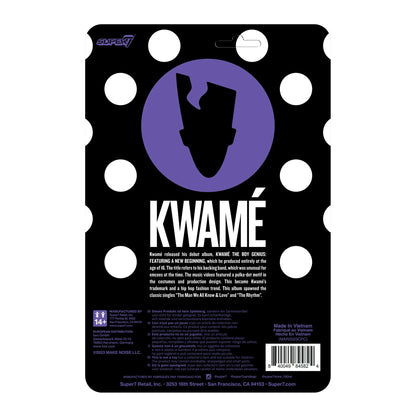 Super7 - Kwame - ReAction - Kwame (Black/White Polka Dot) (Collectible, Figure, Action Figure)