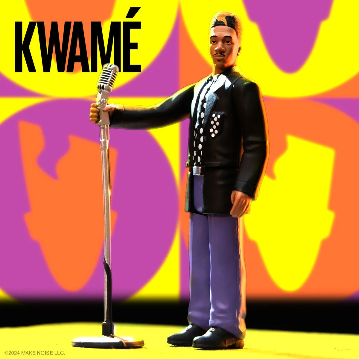 Super7 - Kwame - ReAction - Kwame (Black/White Polka Dot) (Collectible, Figure, Action Figure)