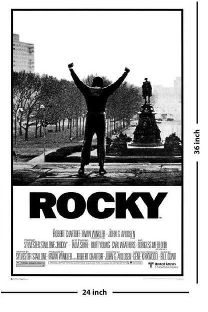 Rocky Movie Score Poster - 24" X 36": Rolled and Labeled