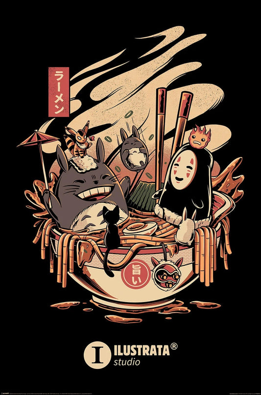 Ilustrata - Ramen Pool Party - 24x36 Poster