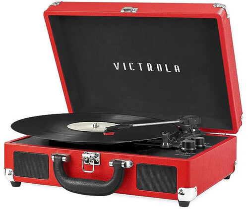 Victrola VSC-550BT-TQ / VSC-550BT-BLK - Bluetooth Suitcase Turntable 3 Speed (Turquoise or Black) (Large Item, Bluetooth, Built-In Speakers)